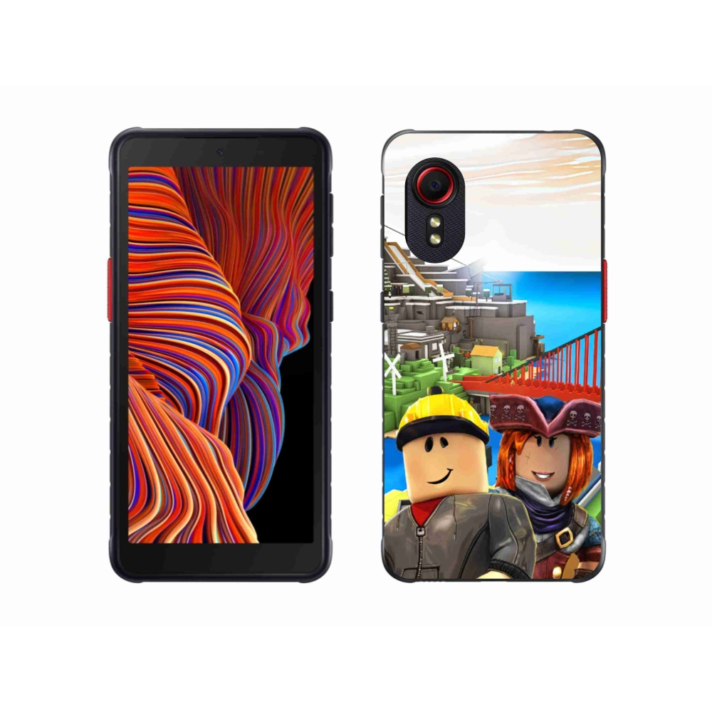 Gelový kryt mmCase na Samsung Galaxy Xcover 5 - roblox 1