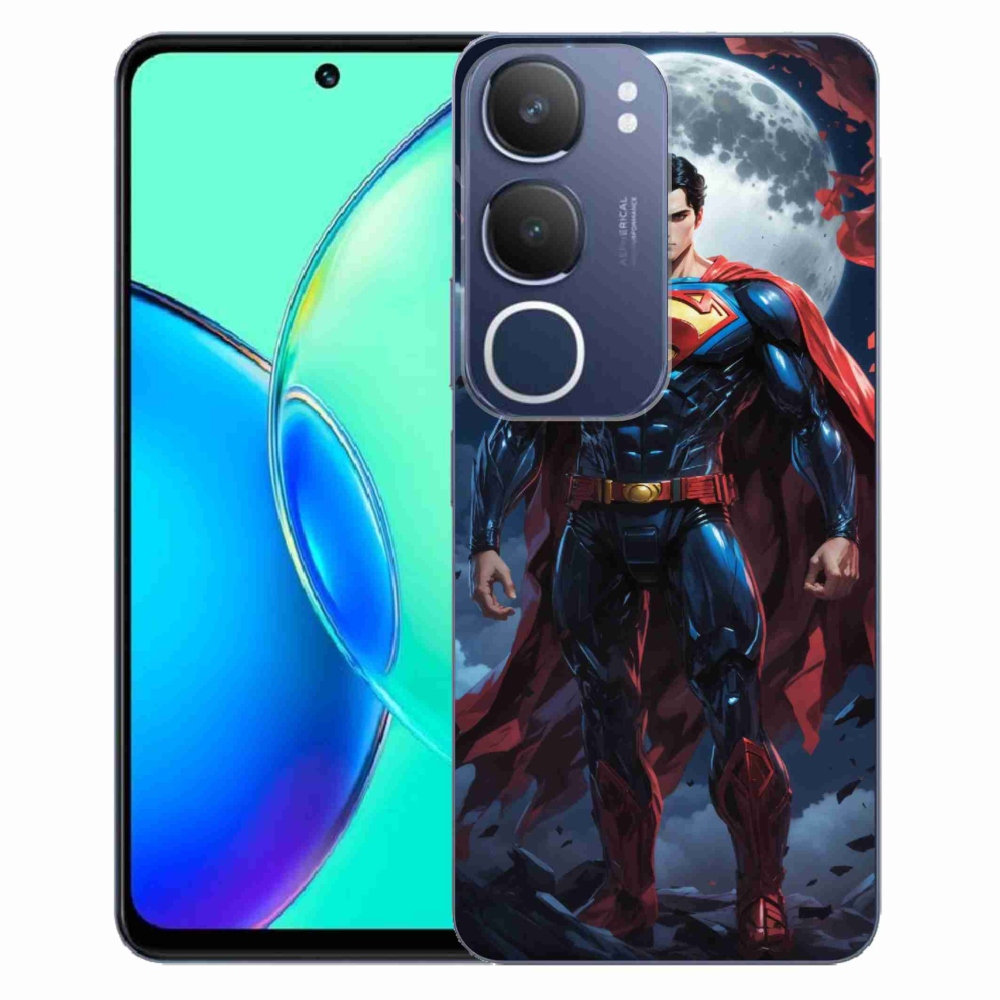 Gelový kryt mmCase na Vivo Y19s - superman