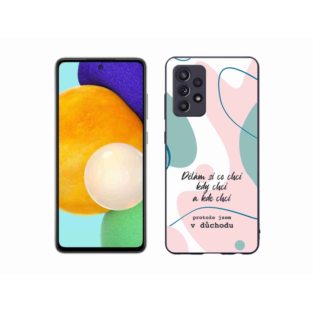 Gelový kryt mmCase na Samsung Galaxy A52/A52 5G - vtipný text 10 bílé pozadí