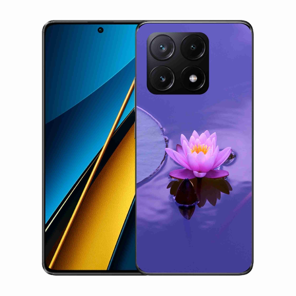 Gelový obal mmCase na Xiaomi Poco X6 Pro 5G - květ na hladině