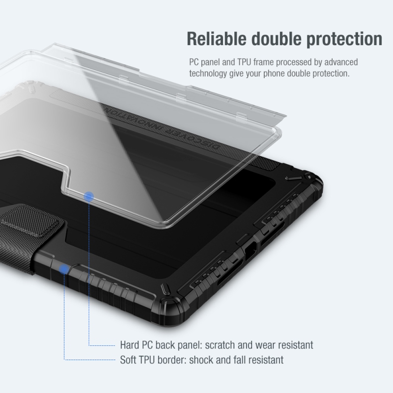 Nillkin Bumper PRO Protective Stand Case pro iPad 10.2 2019/2020/2021 Black