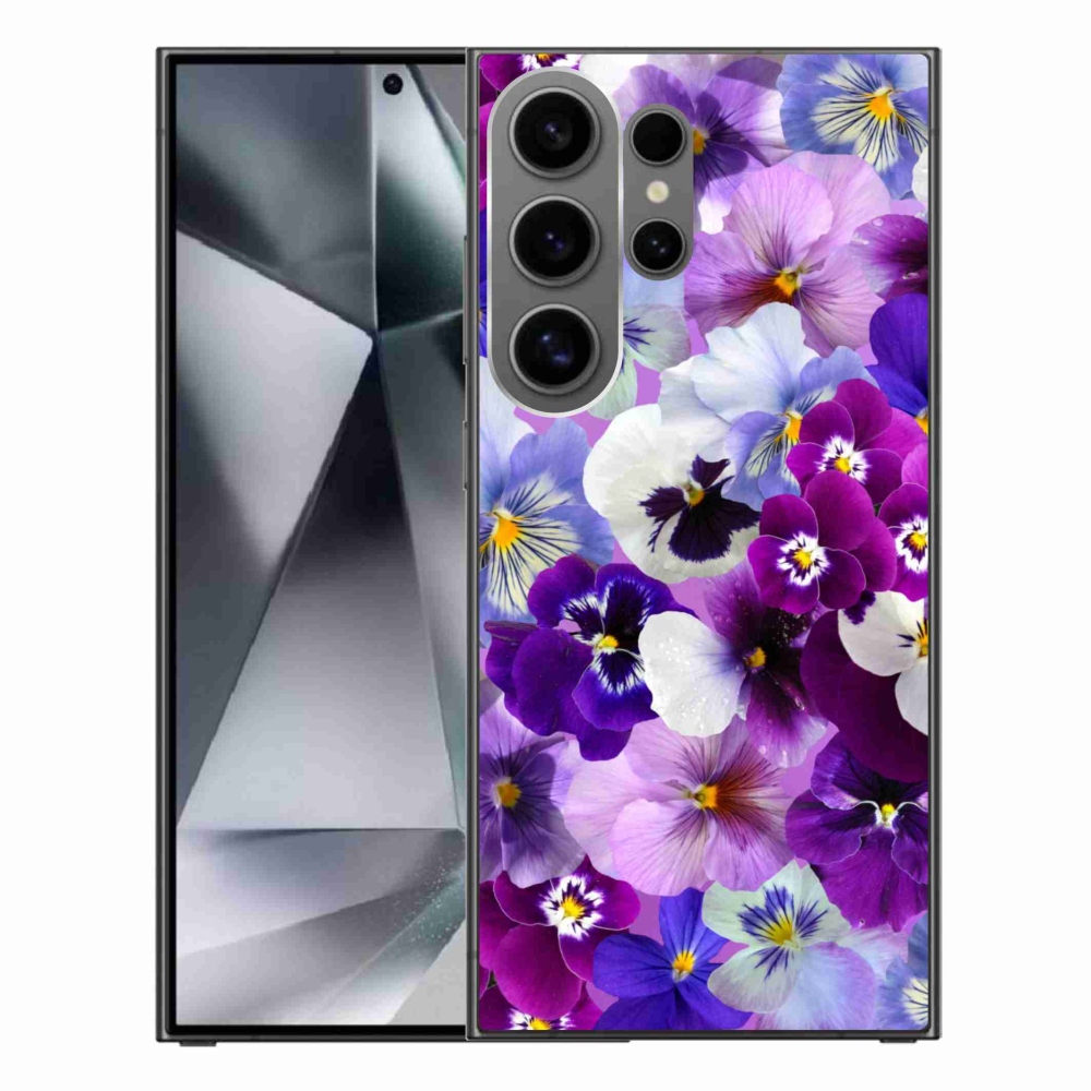Gelový kryt mmCase na Samsung Galaxy S24 Ultra - květiny 9