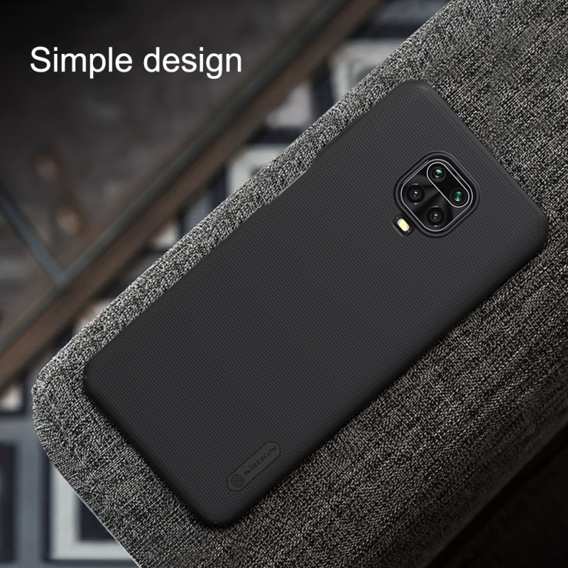 Nillkin Super Frosted Zadní Kryt pro Xiaomi Redmi Note 9 Pro/9S/9 Pro Max Black