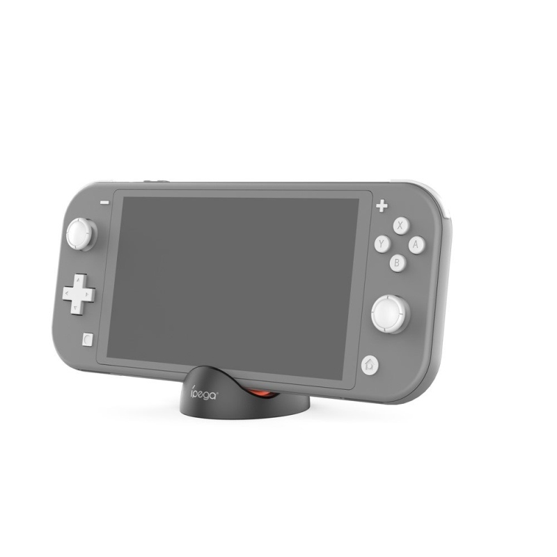 iPega SW2041 Mini Nabíjecí Dok pro Nintendo Switch Lite/Nintendo Switch/Nintendo Switch 2 Black/Red