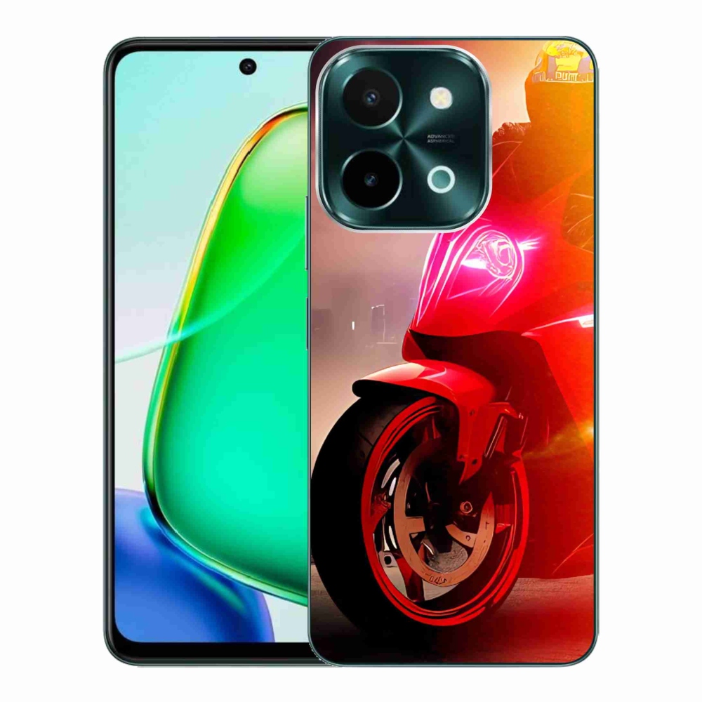 Gelový kryt mmCase na Vivo Y28 - motorka