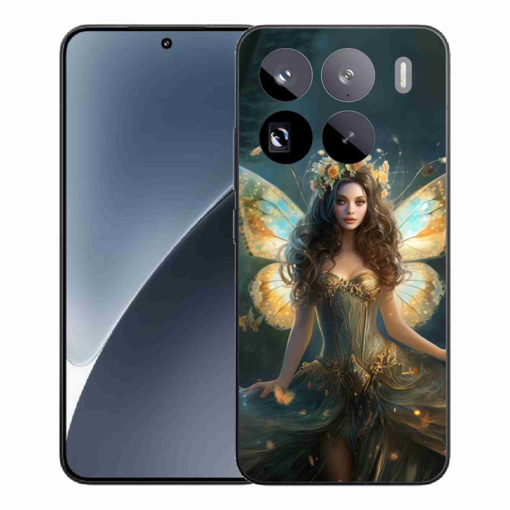 Gelový kryt mmCase na Xiaomi 15 Pro - motýlí žena