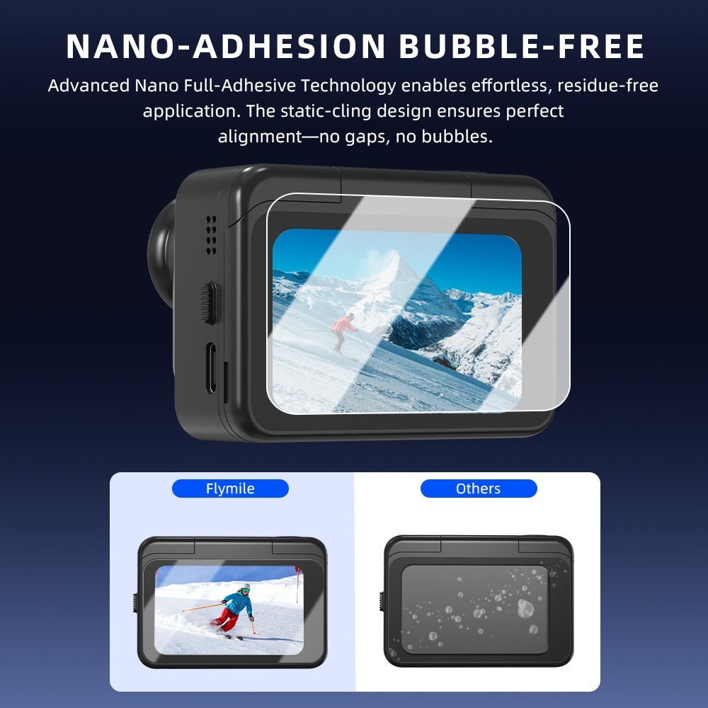 Tvrzené ochranné tvrzené sklo pro Insta360 GO Ultra 2 ks