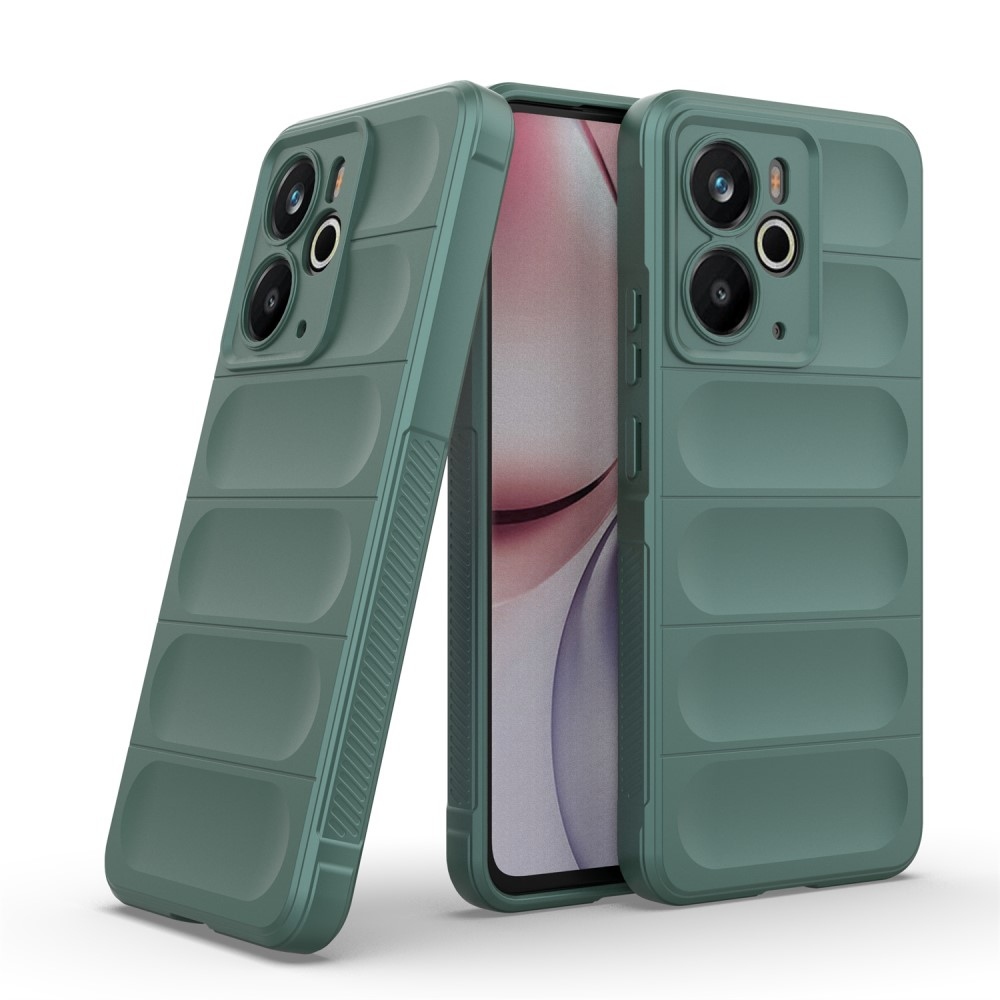 Rugg odolný gelový obal na Realme 14 5G - zelený