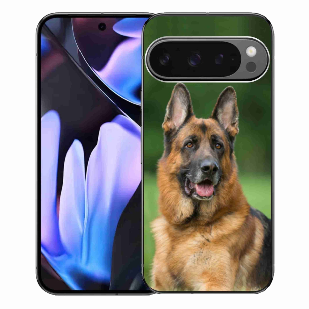 Gelový kryt mmCase na Google Pixel 9 Pro XL - německý ovčák