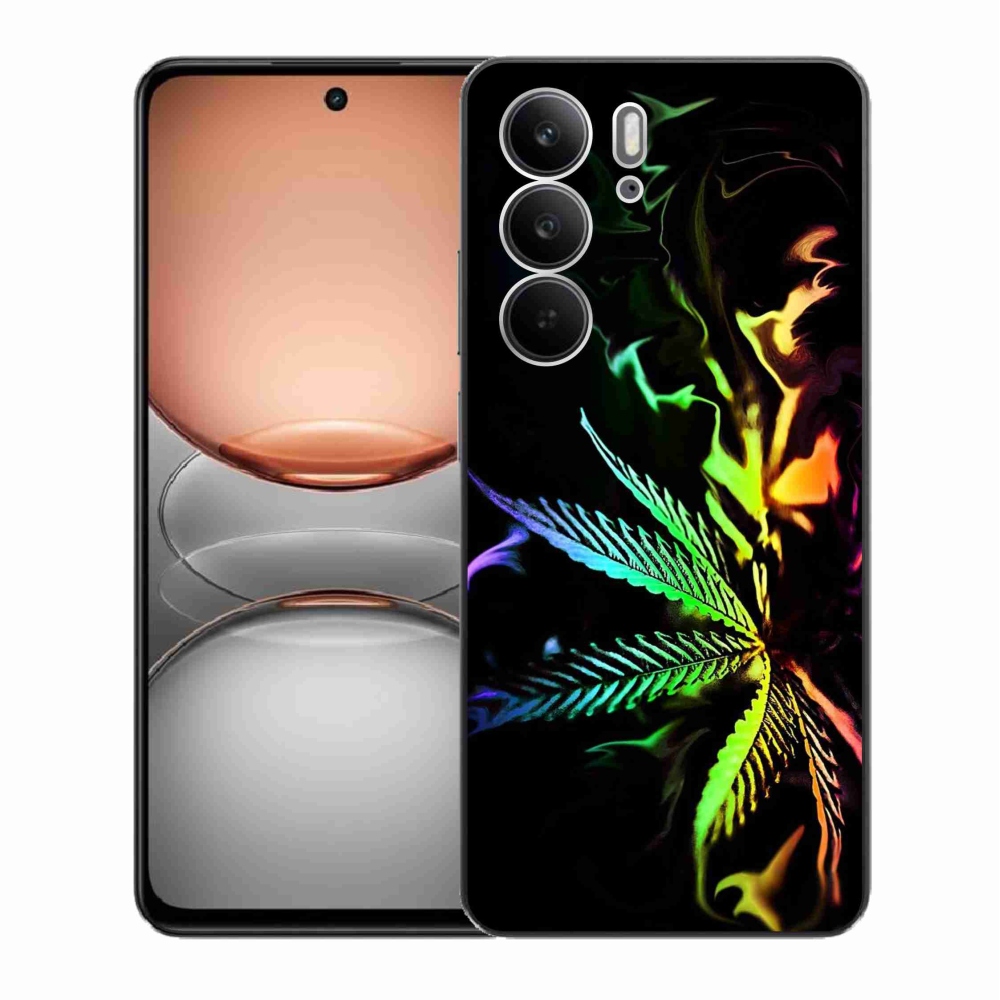 Gelový kryt mmCase na Realme C75 - konopí 2