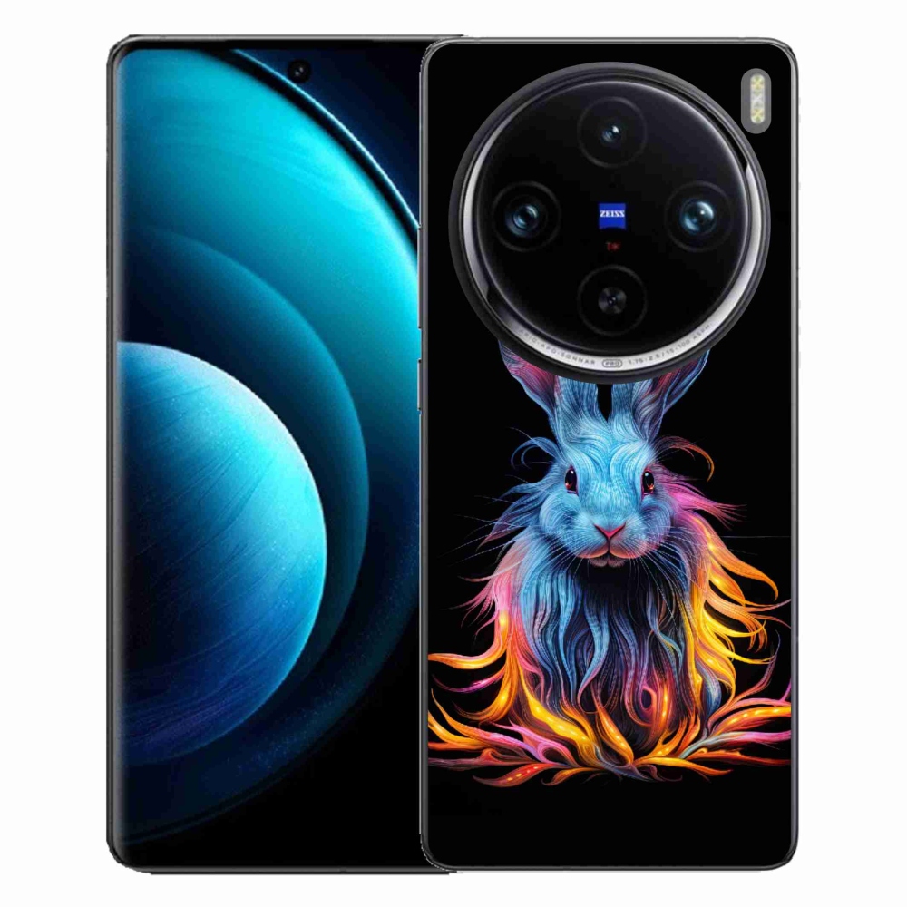 Gelový kryt mmCase na Vivo X100 Pro 5G - abstraktní zajíc