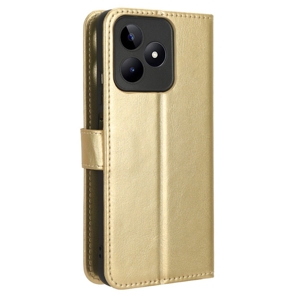 Crazy knížkové pouzdro na Realme Note 50 - zlaté