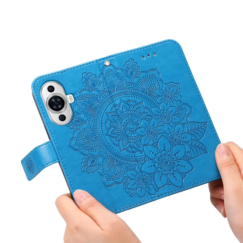 Mandala knížkové pouzdro na Huawei Nova 11 - modré