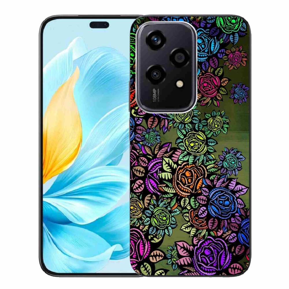 Gelový kryt mmCase na Honor 200 Lite 5G - květiny 6
