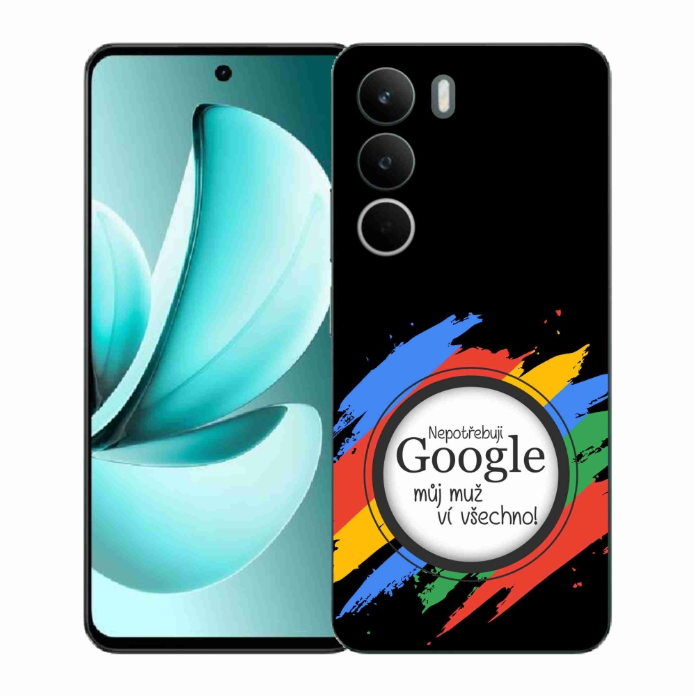Gelový kryt mmCase na Realme C71 - muž ví všechno černé pozadí