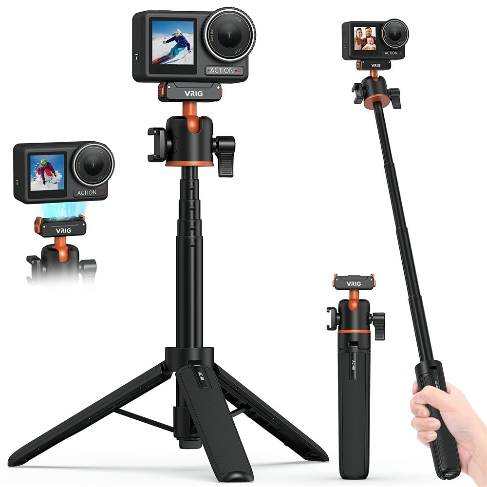 VRIG Magnetický rychloupínací stativ pro DJI Osmo Action 5 Pro, 4 a 3