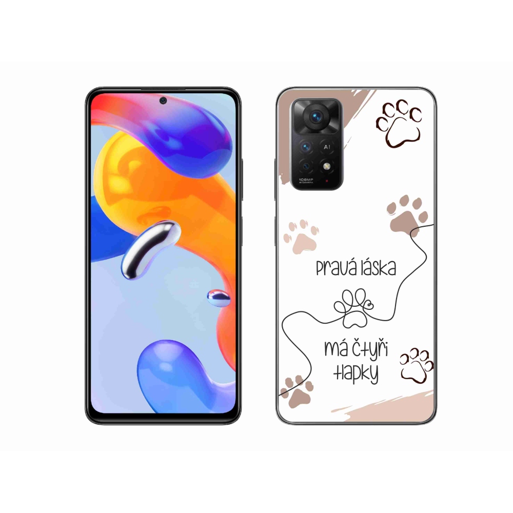Gelový kryt mmCase na Xiaomi Redmi Note 11 Pro 4G/5G - psí motiv 1 bílé pozadí