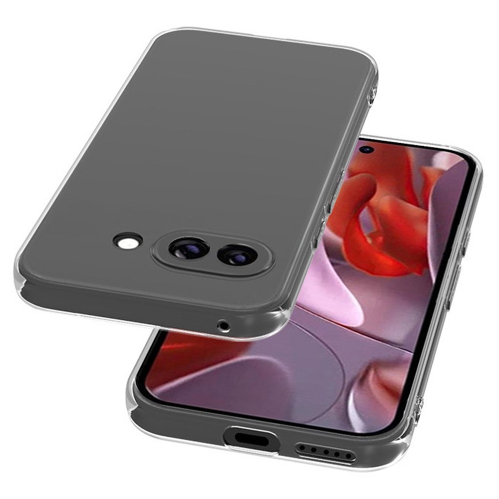 Průhledný gelový obal na Google Pixel 9a - průhledný