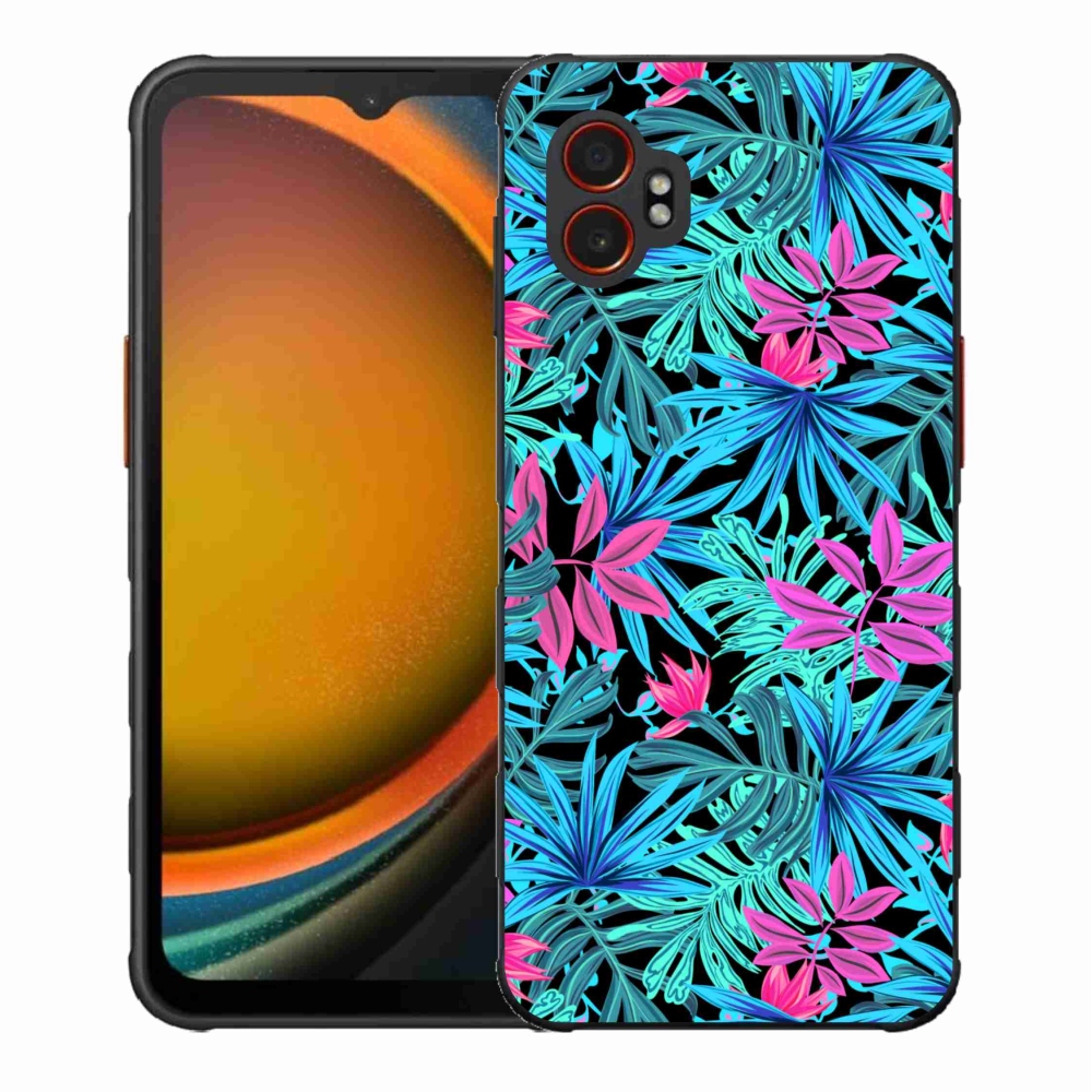 Gelový kryt mmCase na Samsung Galaxy Xcover 7 Pro - květiny 3