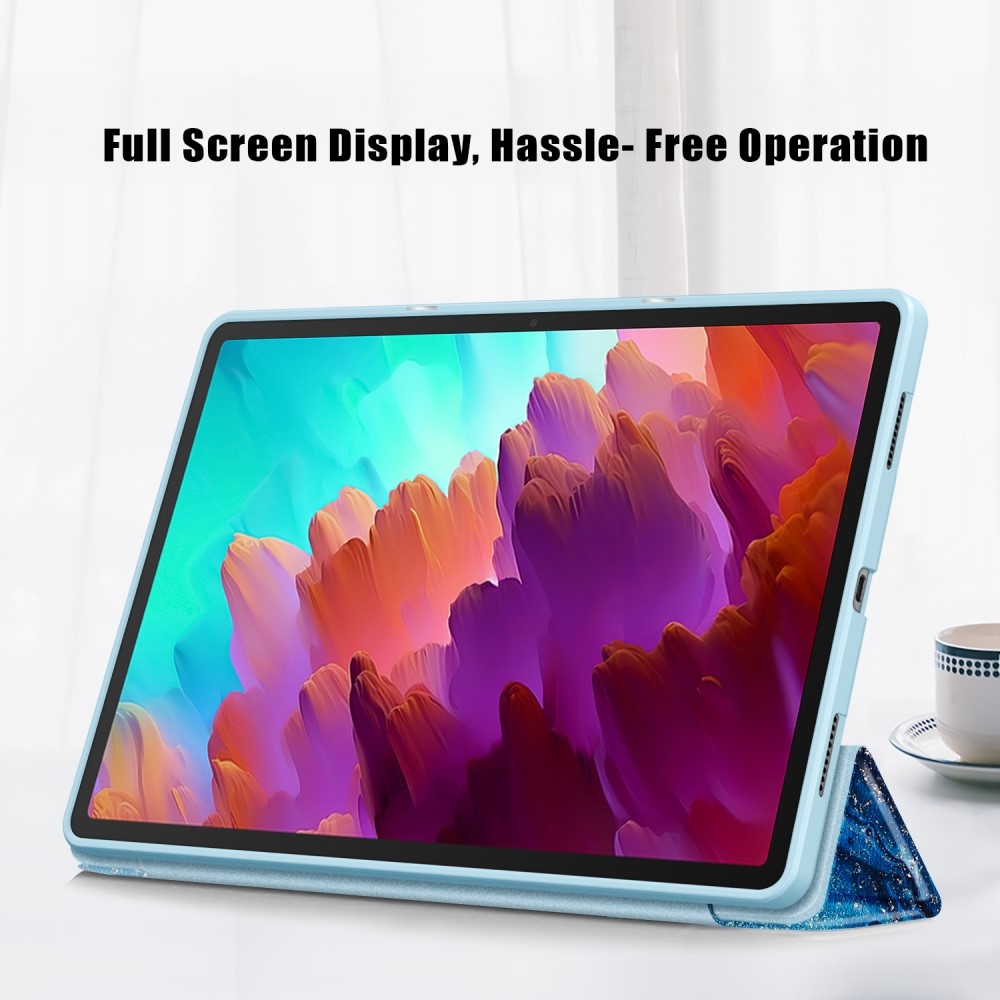 Patte chytré zavírací pouzdro na tablet Lenovo Tab P12 - vlny