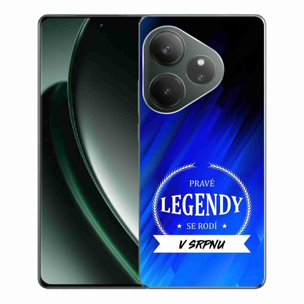 Gelový kryt mmCase na Realme GT 6 5G/GT 6T 5G - legendy v srpnu modré pozadí