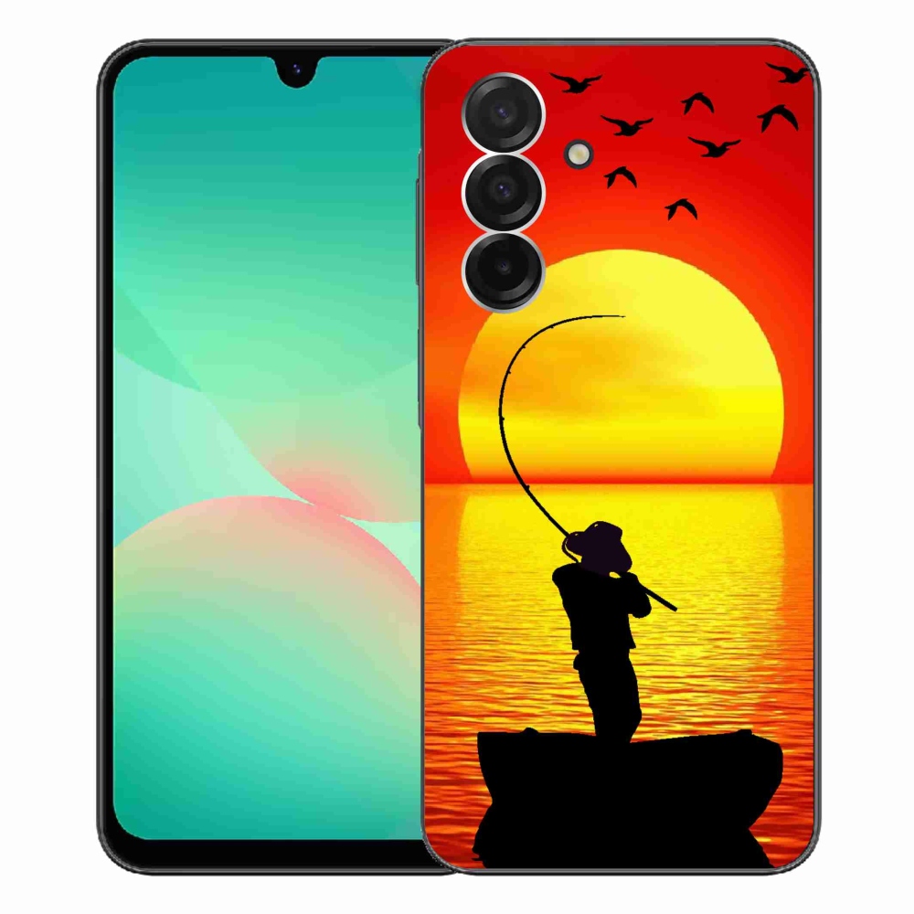 Gelový kryt mmCase na Samsung Galaxy A26 5G - rybaření