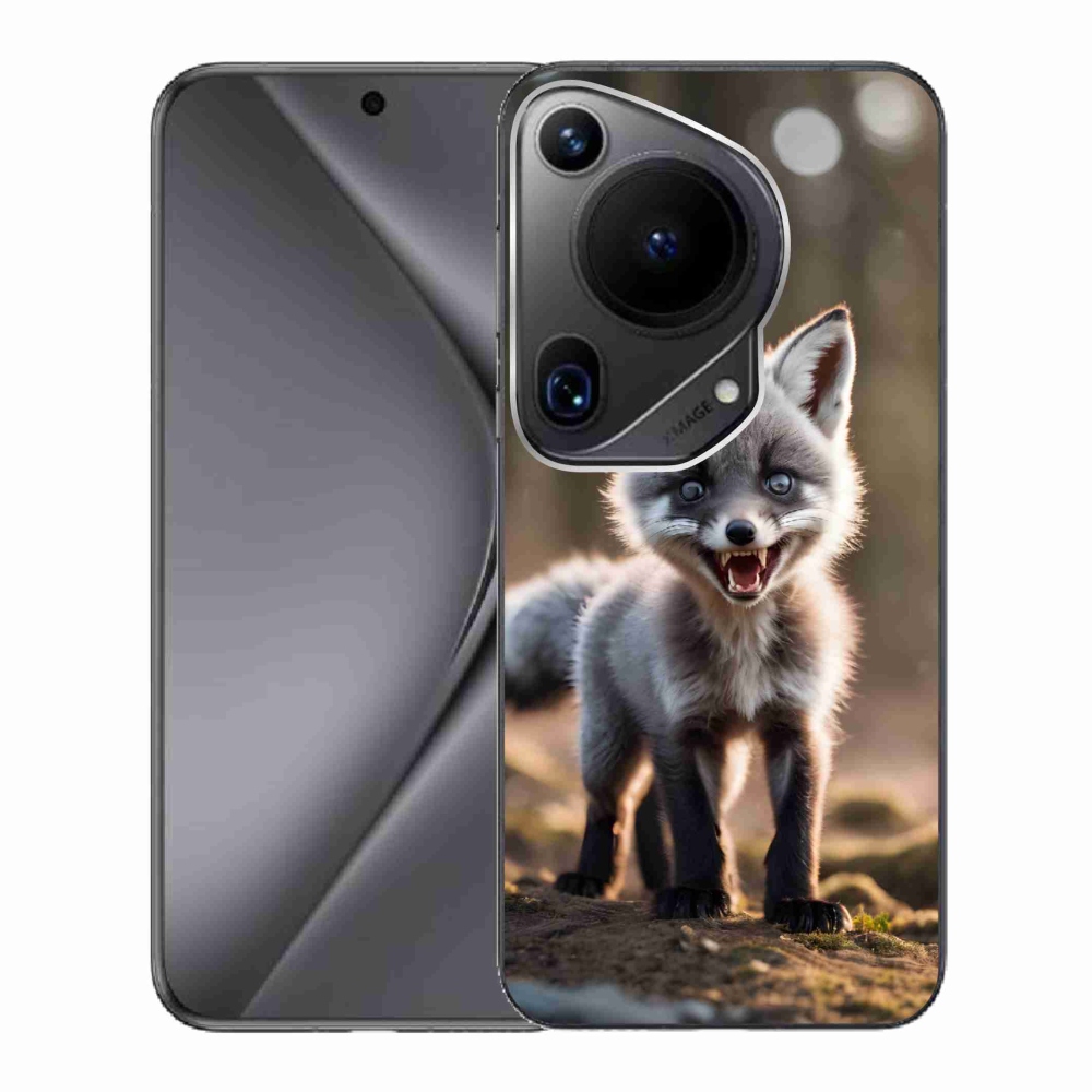 Gelový kryt mmCase na Huawei Pura 70 Ultra - rozzuřená liška