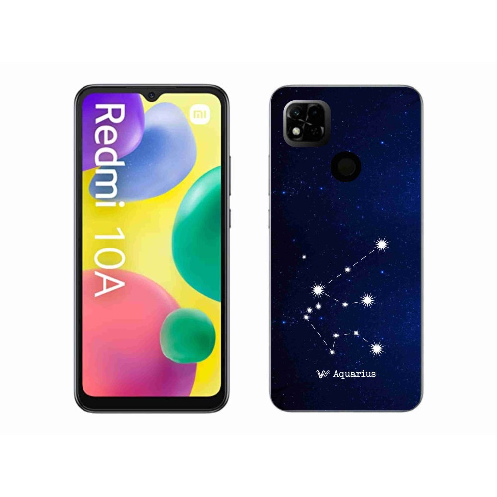 Gelový kryt mmCase na Xiaomi Redmi 10A - souhvězdí Vodnáře