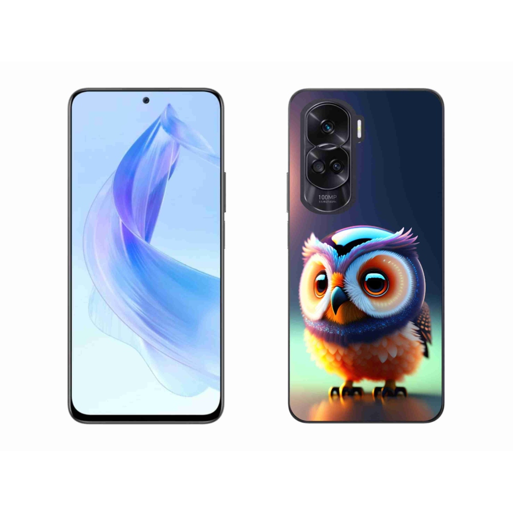 Gelový kryt mmCase na Honor 90 Lite - sovička
