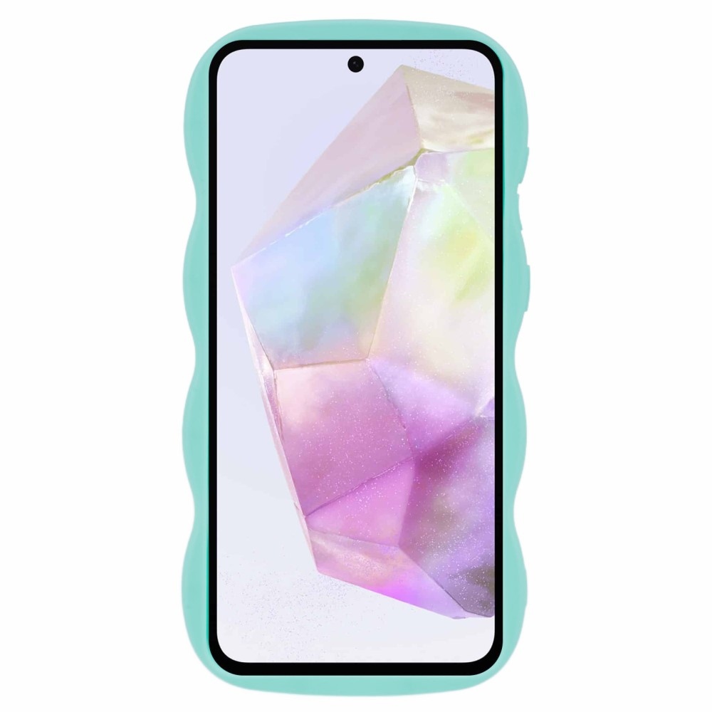 Wave odolný gelový obal na Samsung Galaxy A36 5G/A56 5G - zelený