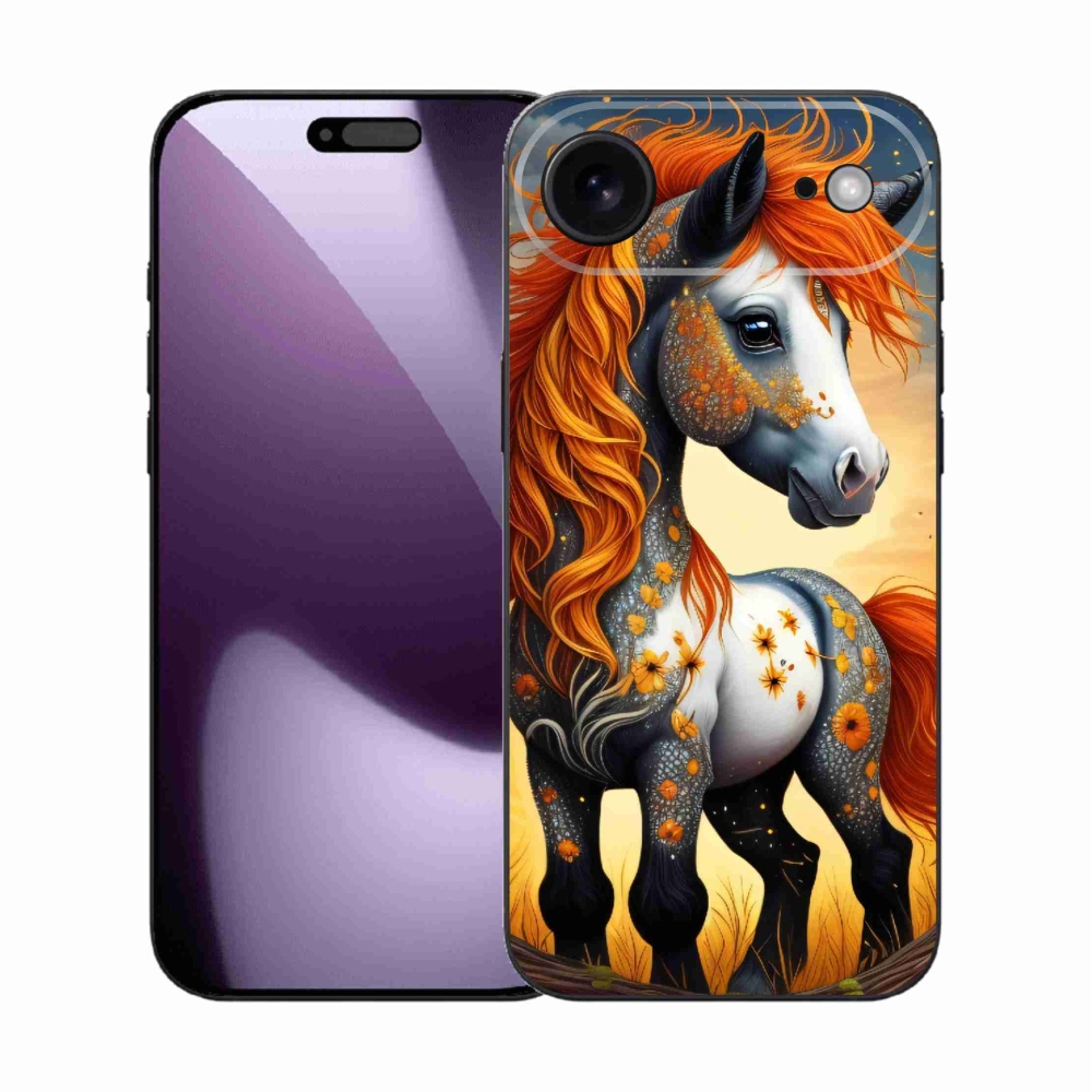 Gelový kryt mmCase na iPhone 17 Air - barevný poník