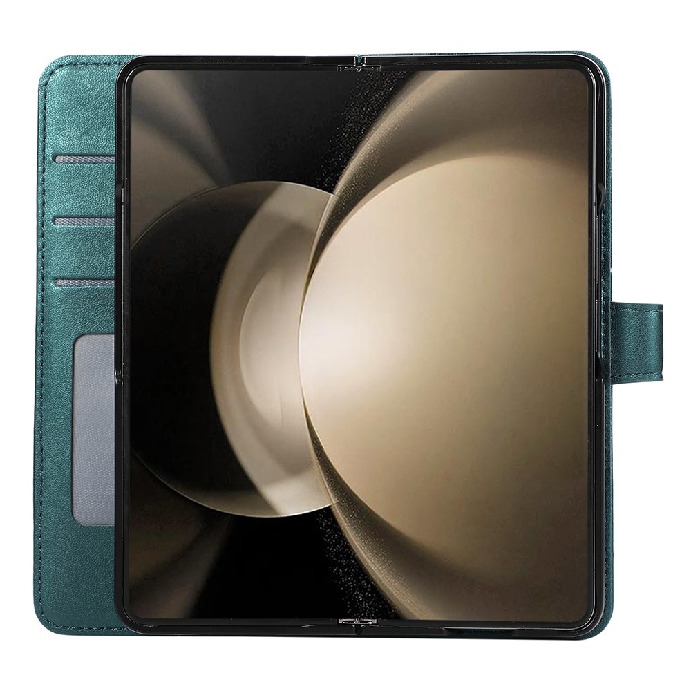 Gridy knížkové pouzdro na Samsung Galaxy Z Fold7 5G - zelené