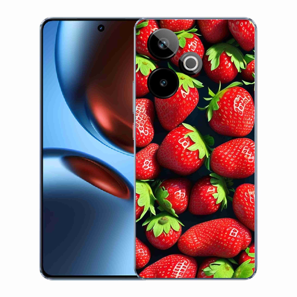 Gelový kryt mmCase na Realme GT 7 5G/GT 7T 5G - jahody
