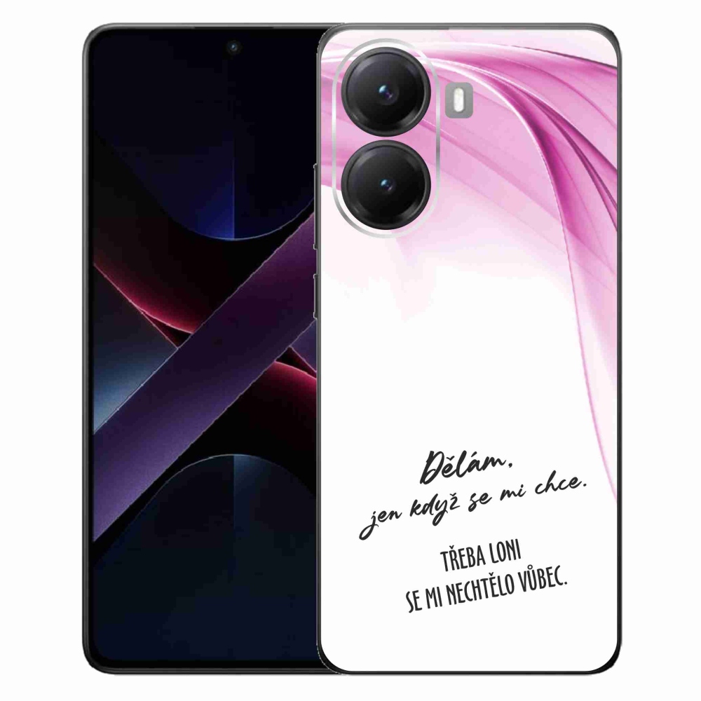 Gelový kryt mmCase na Xiaomi Poco X7 Pro 5G - vtipný text 12 bílé pozadí