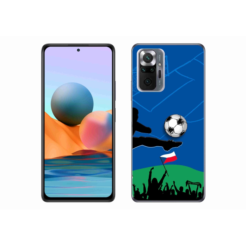 Gelový kryt mmCase na Xiaomi Redmi Note 10 Pro - fanoušci fotbalu