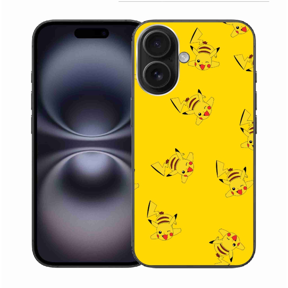 Gelový kryt mmCase na iPhone 16 - pikachu