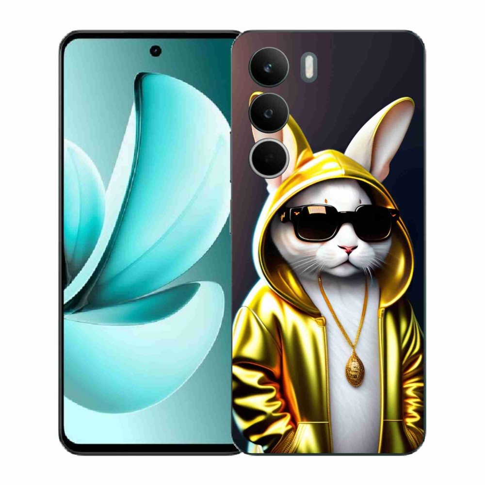 Gelový kryt mmCase na Realme C71 - kočka boss