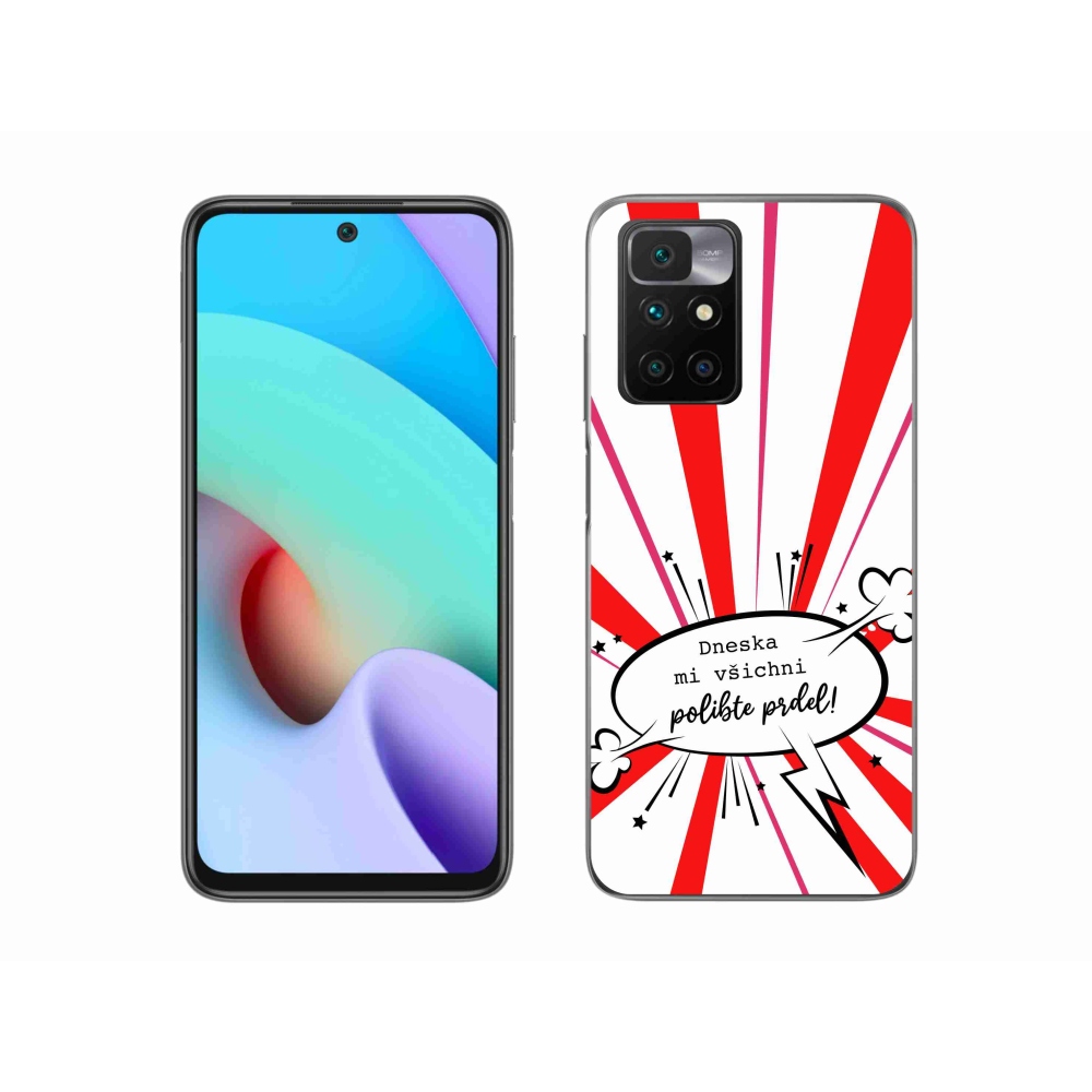 Gelový kryt mmCase na Xiaomi Redmi 10/Redmi 10 (2022) - vtipný text 15 bílé pozadí
