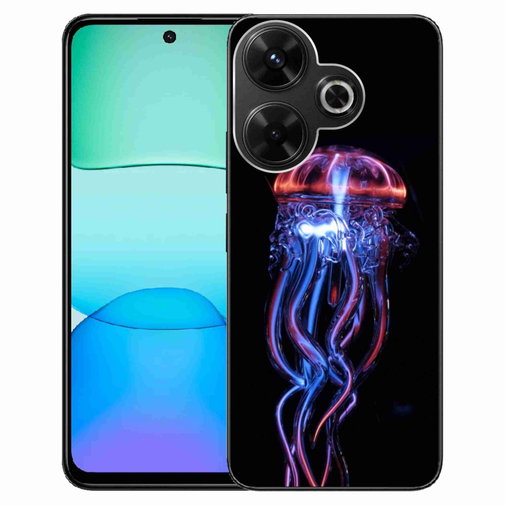 Gelový kryt mmCase na Xiaomi Redmi 13 4G/Poco M6 4G - medúza