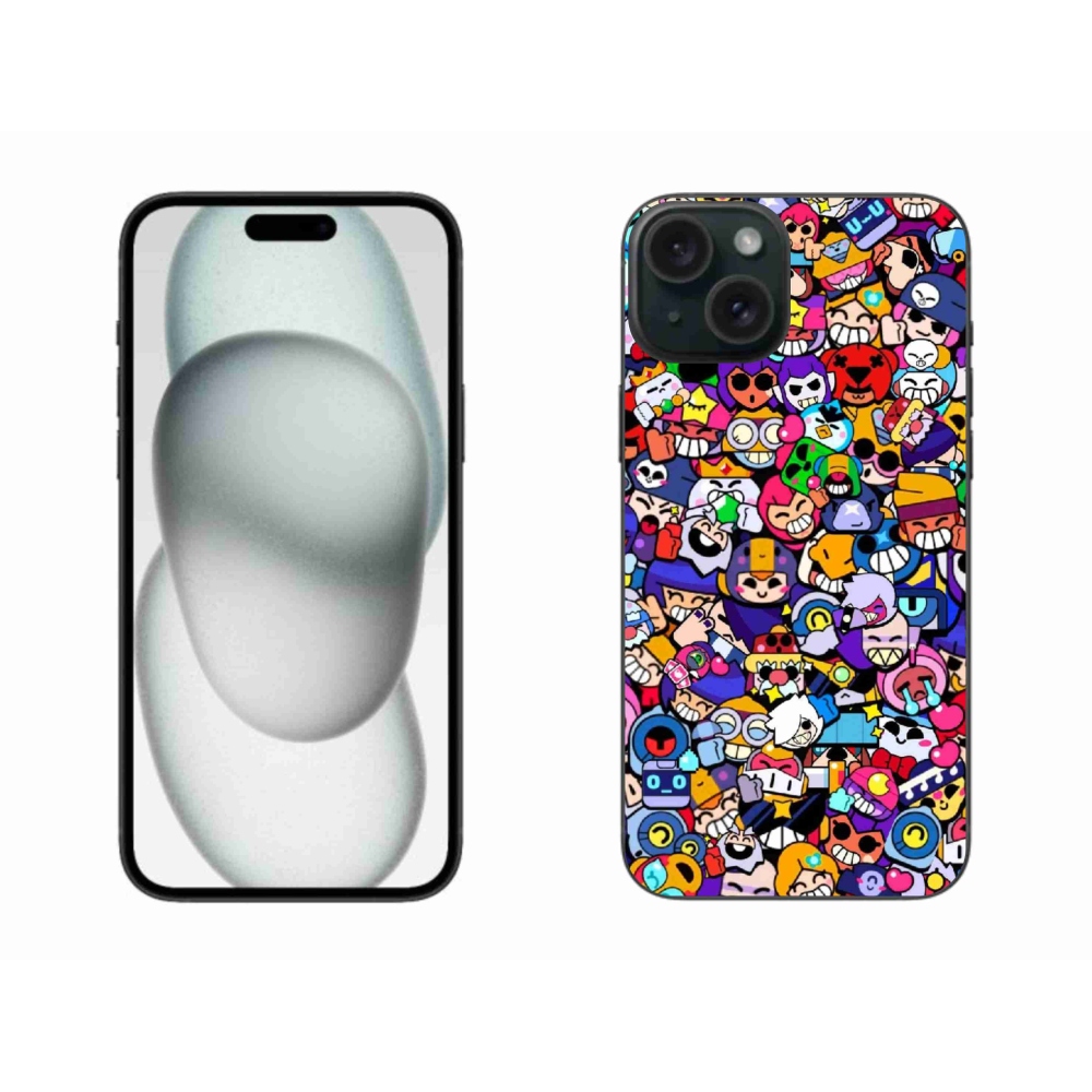 Gelový kryt mmCase na iPhone 15 Plus - brawl stars 2