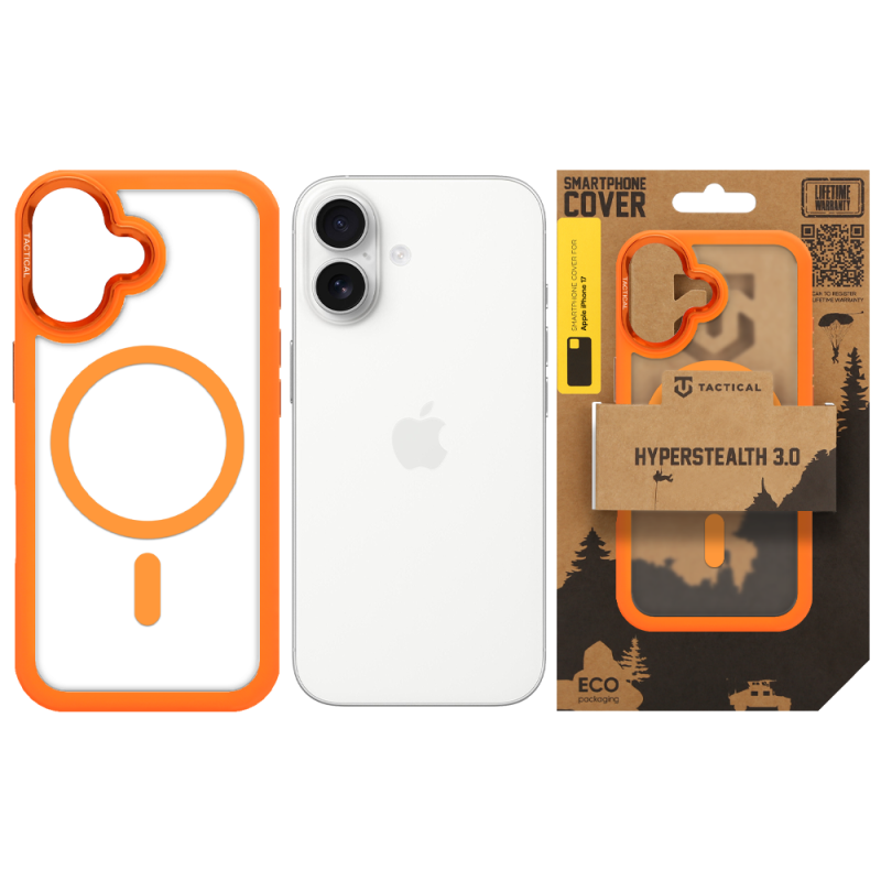 Tactical MagForce Hyperstealth 3.0 Kryt pro Apple iPhone 17 Agent Orange