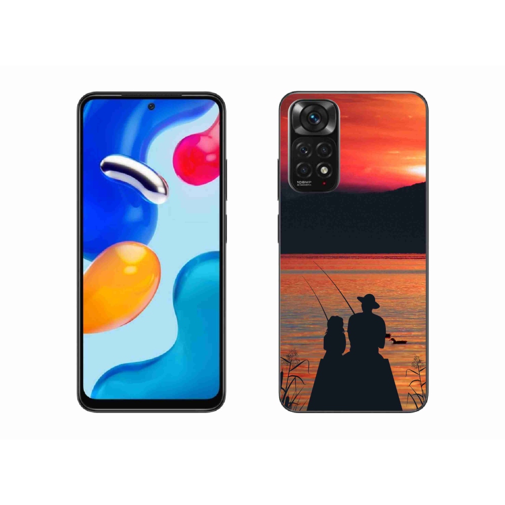 Gelový kryt mmCase na Xiaomi Redmi Note 11S 4G - rybaření 3