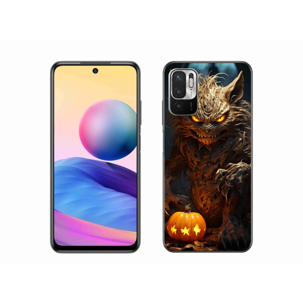 Gelový kryt mmCase na Xiaomi Poco M3 Pro/5G - halloweenská příšera