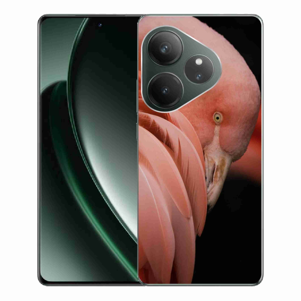 Gelový kryt mmCase na Realme GT 6 5G/GT 6T 5G - plameňák 3