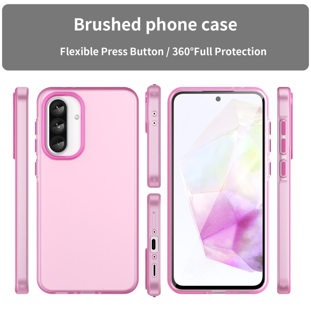 Candys matný gelový obal na Samsung Galaxy A36 5G/A56 5G - rose