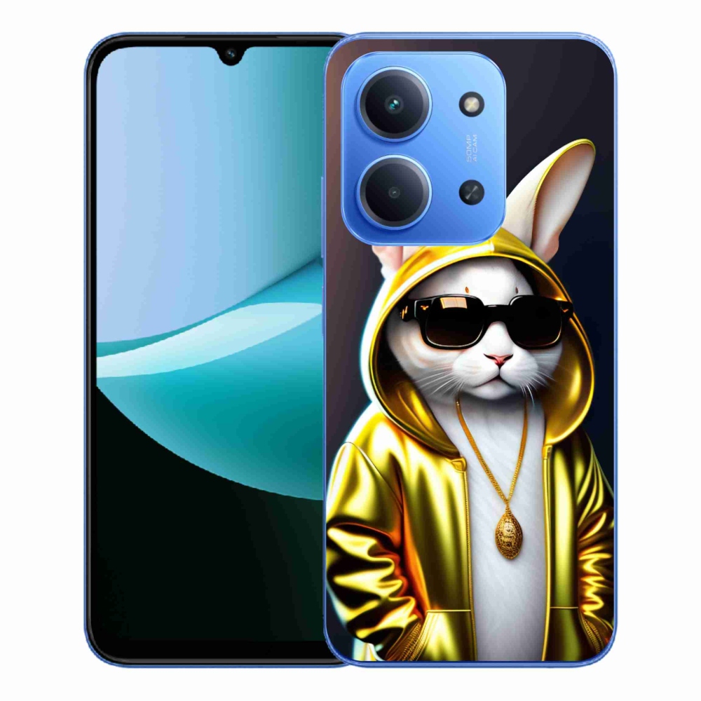 Gelový kryt mmCase na Xiaomi Redmi 15C 4G/5G (173mm) - kočka boss