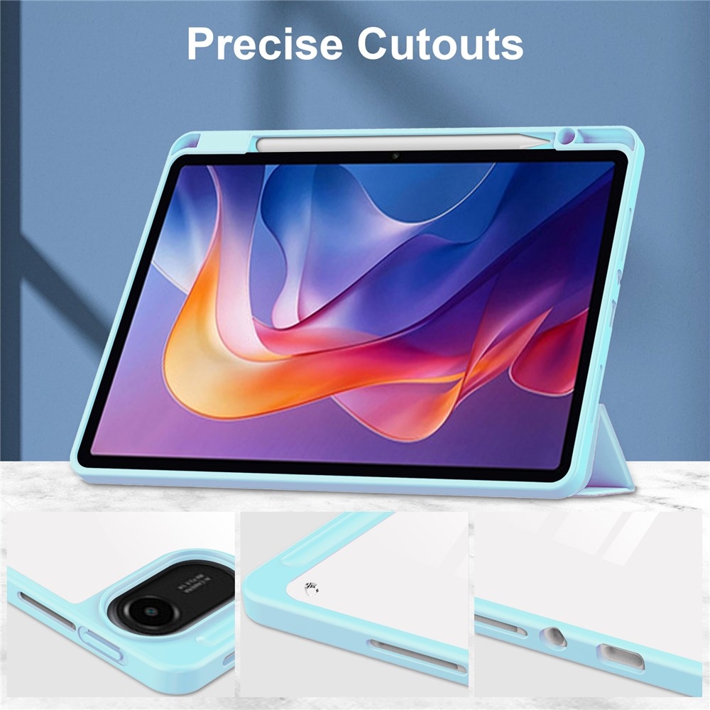 Case chytré zavírací pouzdro na tablet Xiaomi Redmi Pad 2 - světlemodré