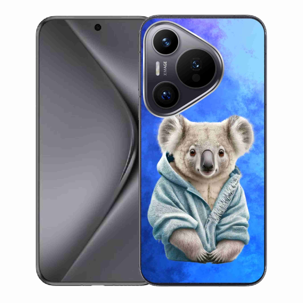 Gelový kryt mmCase na Huawei Pura 70 - koala ve svetru
