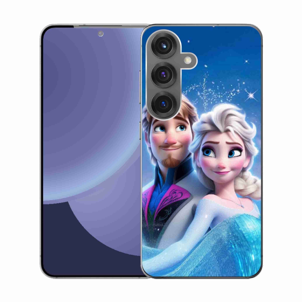 Gelový kryt mmCase na Samsung Galaxy S25 - ledové království 1