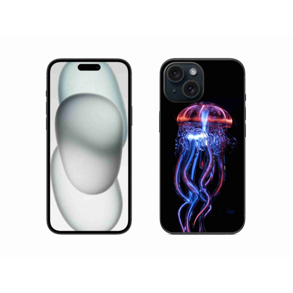 Gelový kryt mmCase na iPhone 15 - medúza